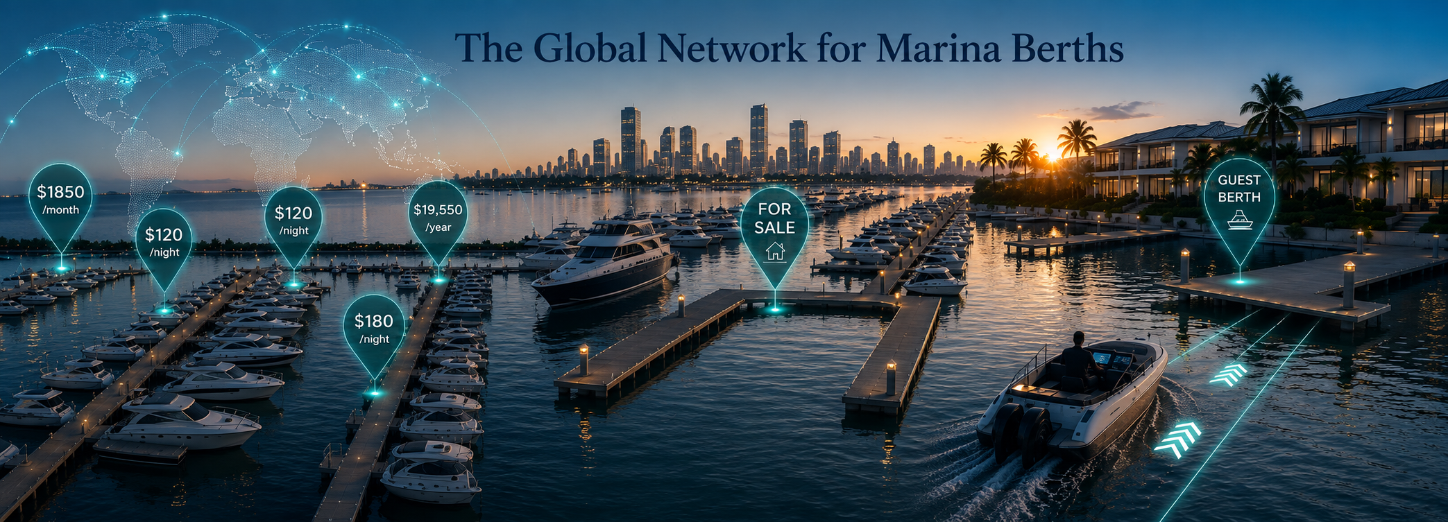 berth for sale for rent marina for booking